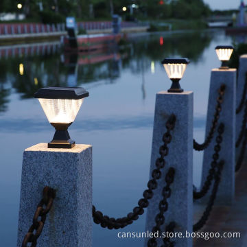 IP44 ABS Material Solar-Powered LED Lawn Lamp for Garden